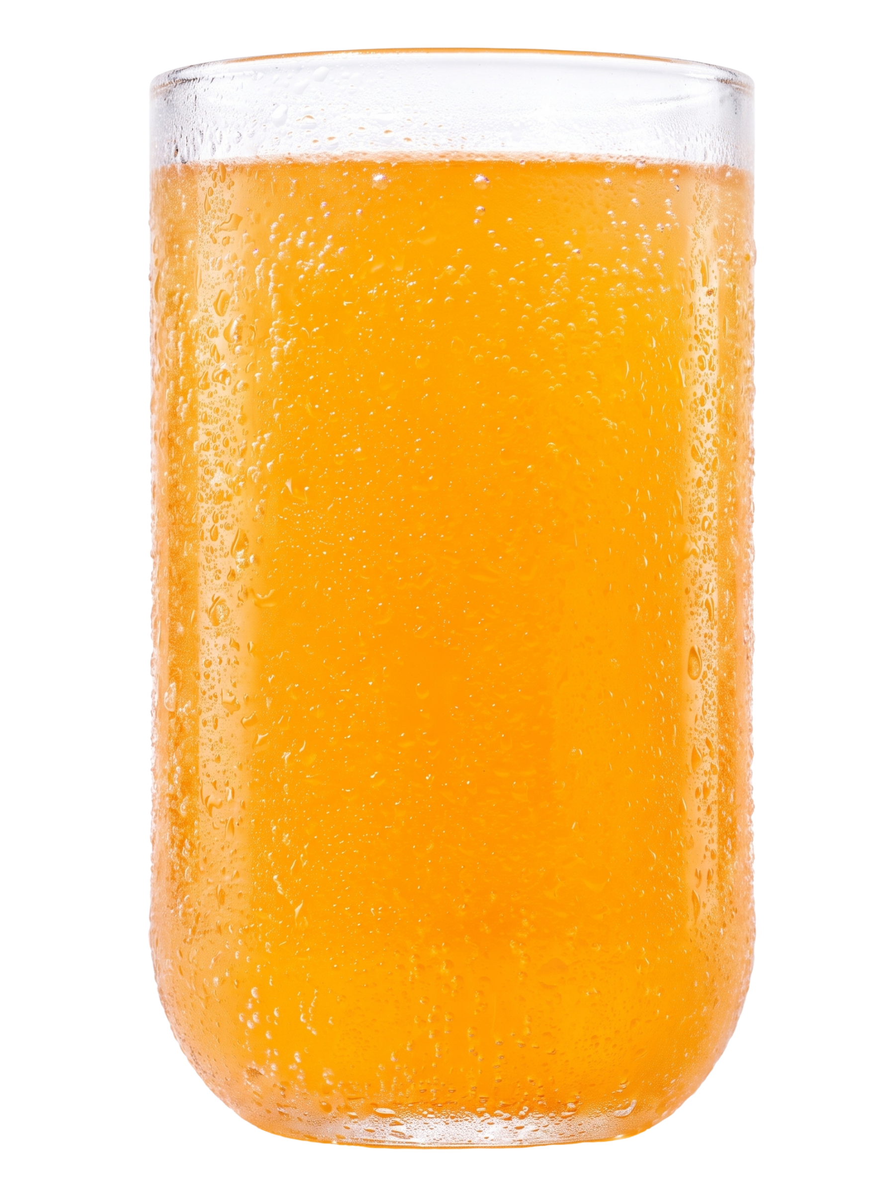 Vaso con Citrato de Magnesio F&oacute;rmula Vital preparado, sabor naranja